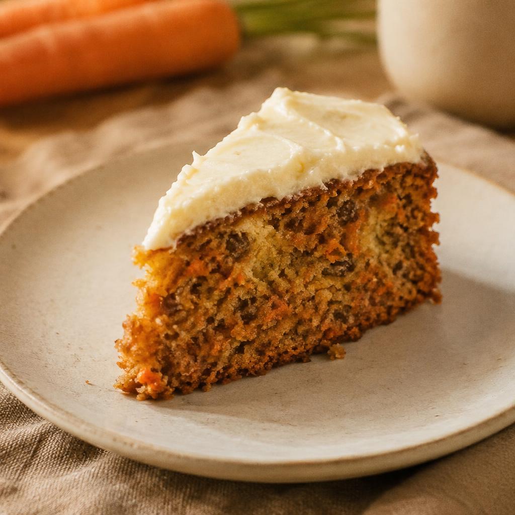 Bolo de cenoura depois do ajuste