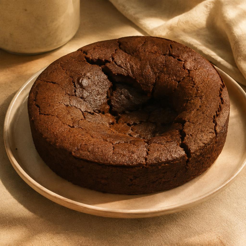Bolo de chocolate antes do ajuste